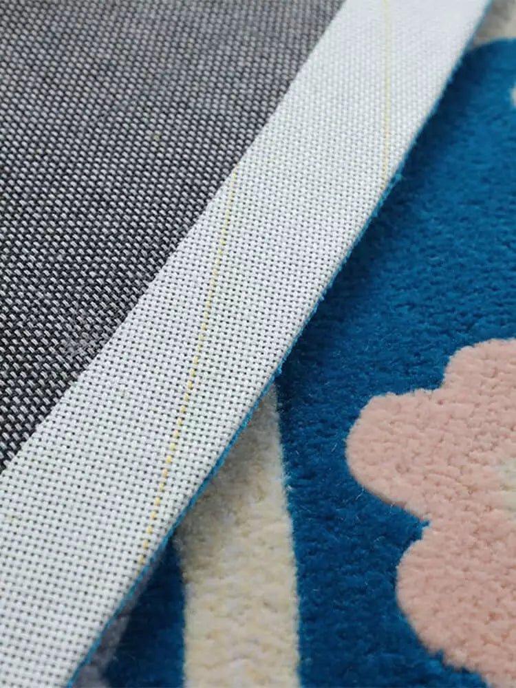 Bamboo Round Oriental Rug - Houseoon