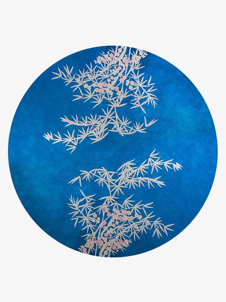 Bamboo Round Oriental Rug - Houseoon Image principale du produit