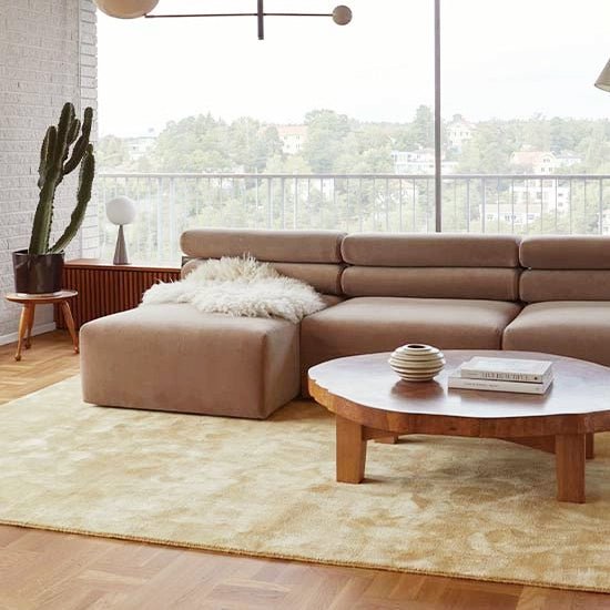 Banana Silk Fiber area Rug - Houseoon
