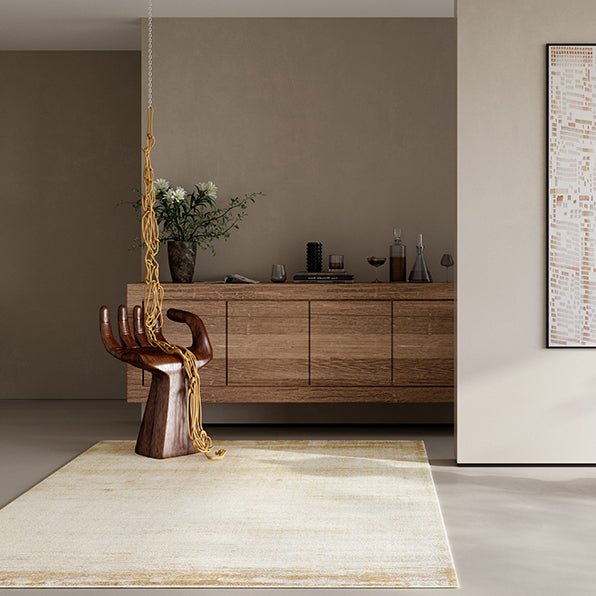 Banana Silk Fiber area Rug - Houseoon