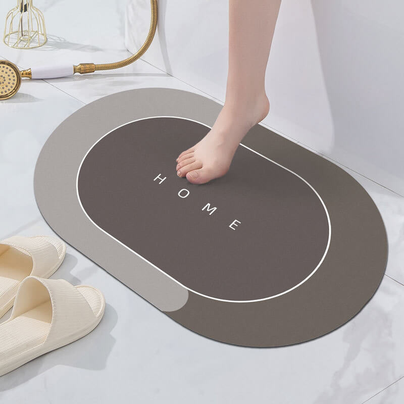Tapis de salle de bain ultra doux antidérapant