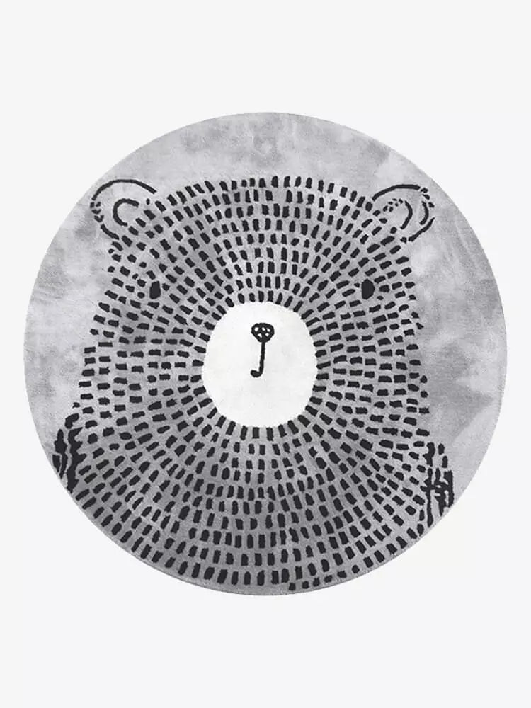 Round Animal Rug Round Rug – Houseoon