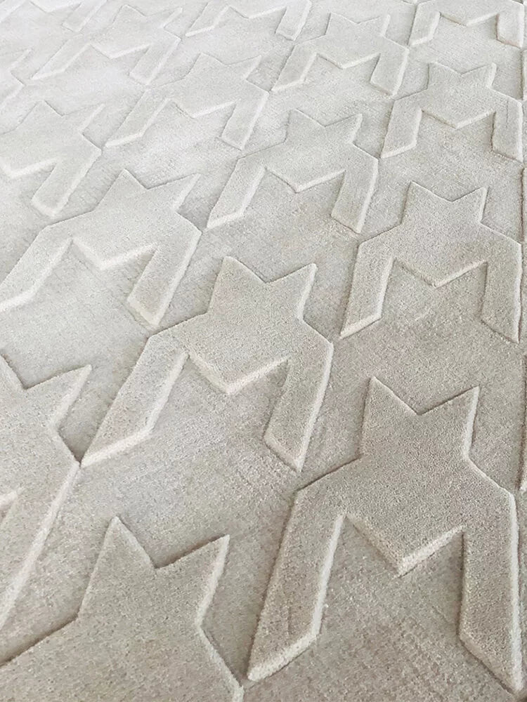 Birdgrid Luxury Handtufted Area rug - Houseoon