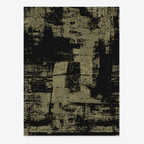 Black Gold Area Rug - Houseoon