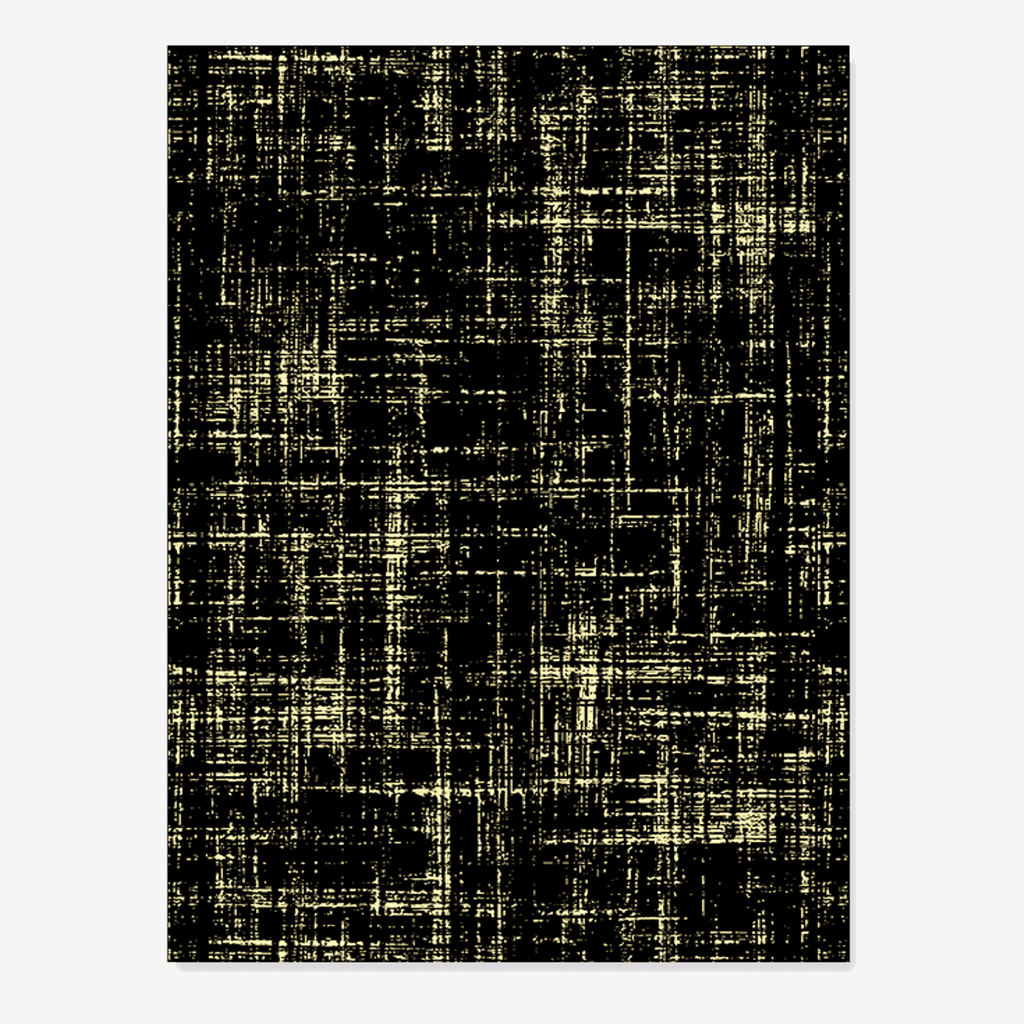 Black Gold Area Rug - Houseoon