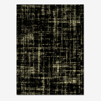 Black Gold Area Rug - Houseoon