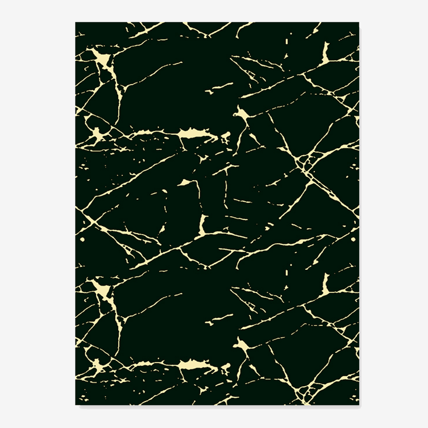 Black Gold Area Rug - Houseoon Image principale du produit