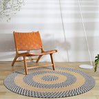 Braided Hand Woven Jute Rug - Houseoon
