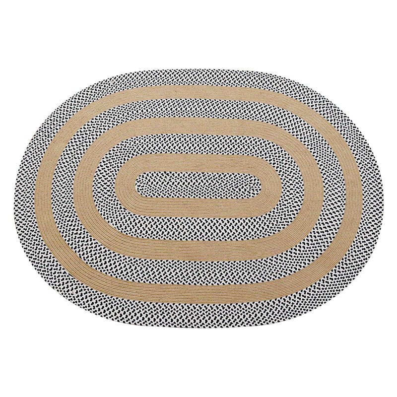 Braided Hand Woven Jute Rug - Houseoon