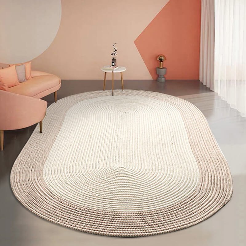 Braided Handmade Reversible Area Rug - Houseoon