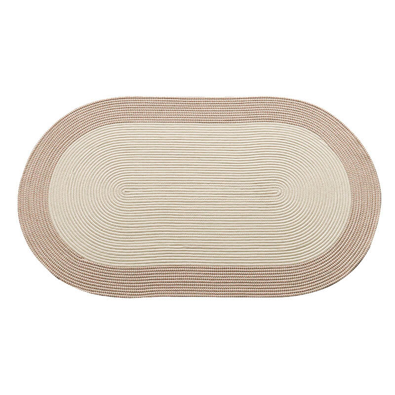 Braided Handmade Reversible Area Rug - Houseoon