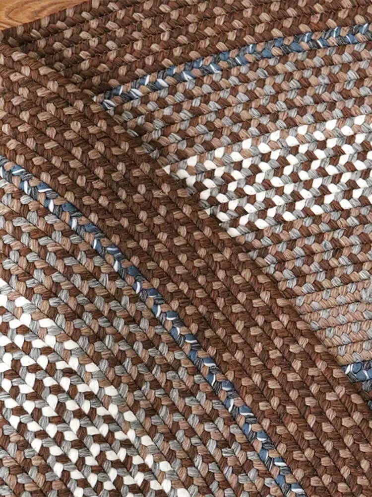 Braided Round Rug - Houseoon