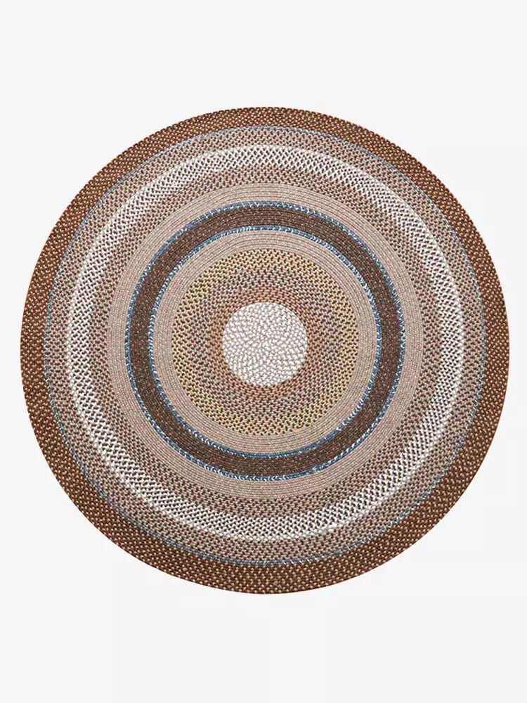 Braided Round Rug - Houseoon
