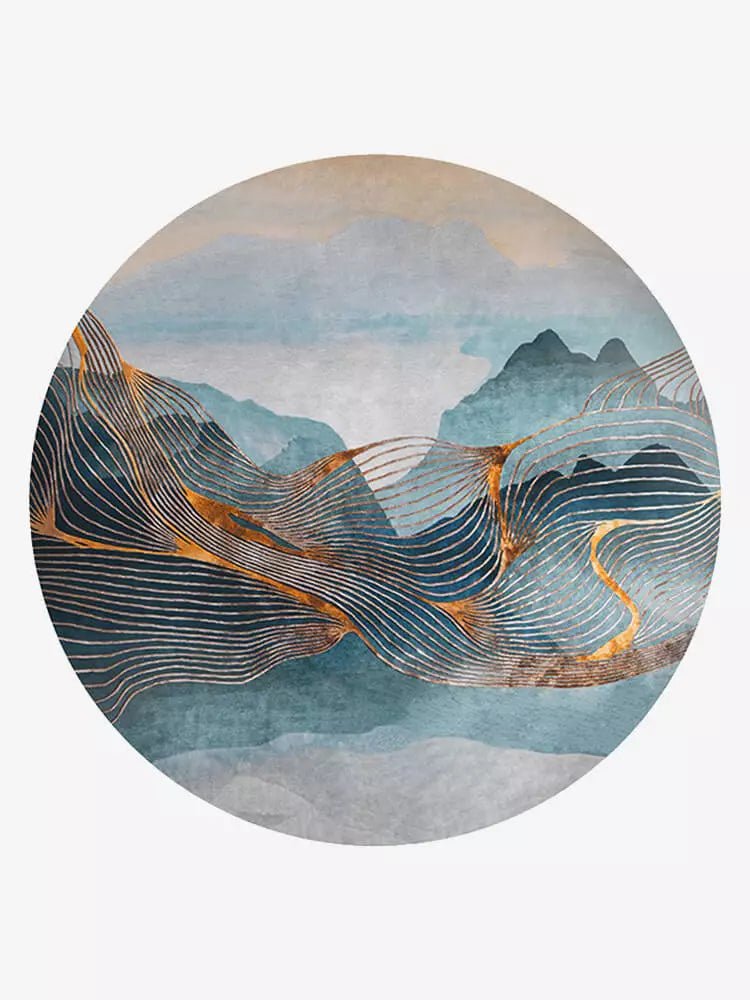 Bridget Abstract Circular Rugs - Houseoon Image principale du produit