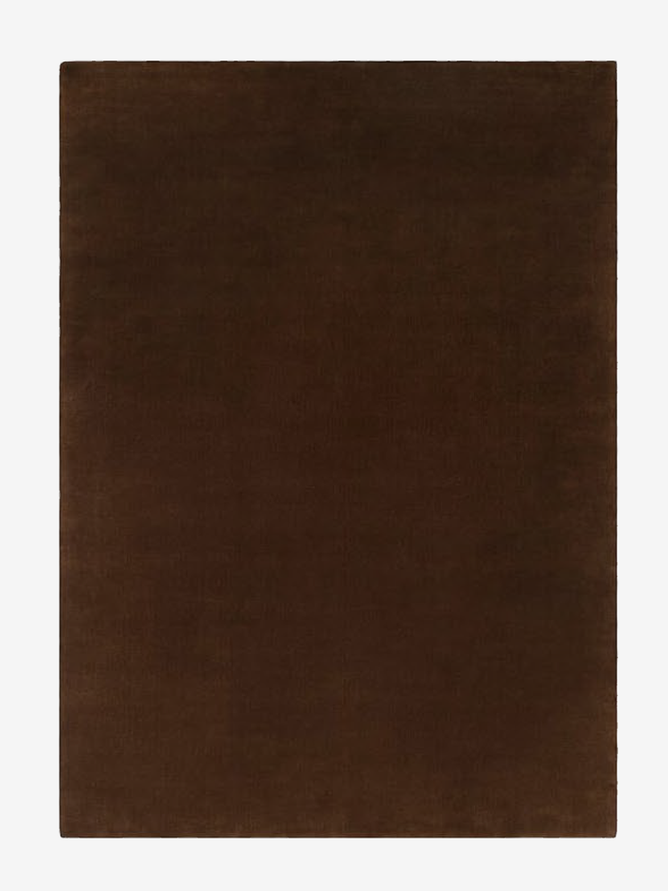 Walnut modern neutral rug Main image