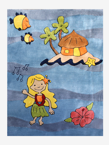 Cartoon art rug