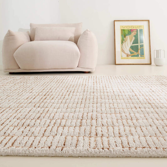 Tapis au design chic et ton sur ton ombré moderne