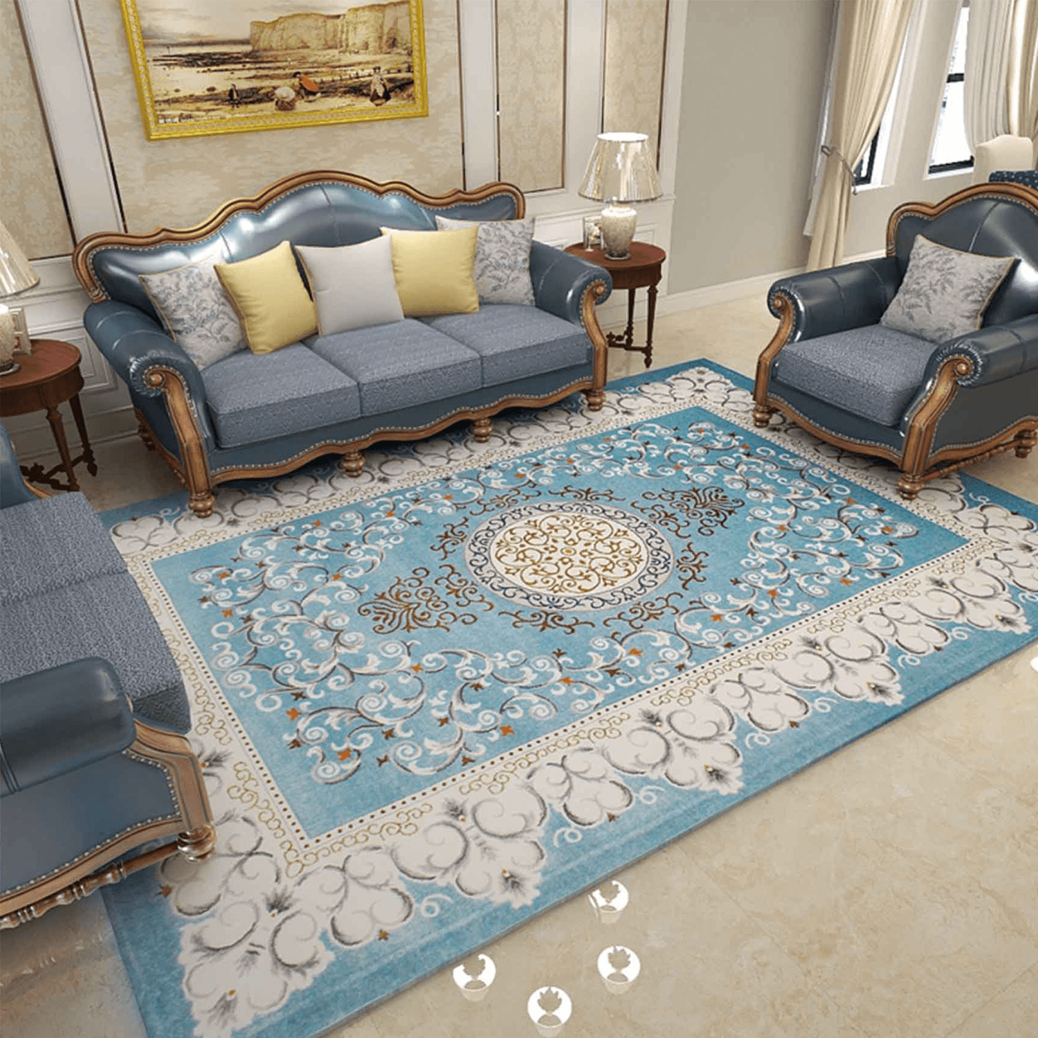 Classical Culture Area Rug - Houseoon