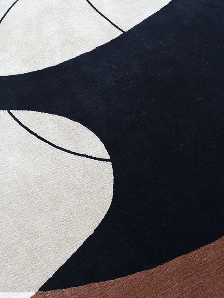 Aslion abstract geometric rug