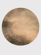 Custom Handmade Gradient Round Rug - Houseoon