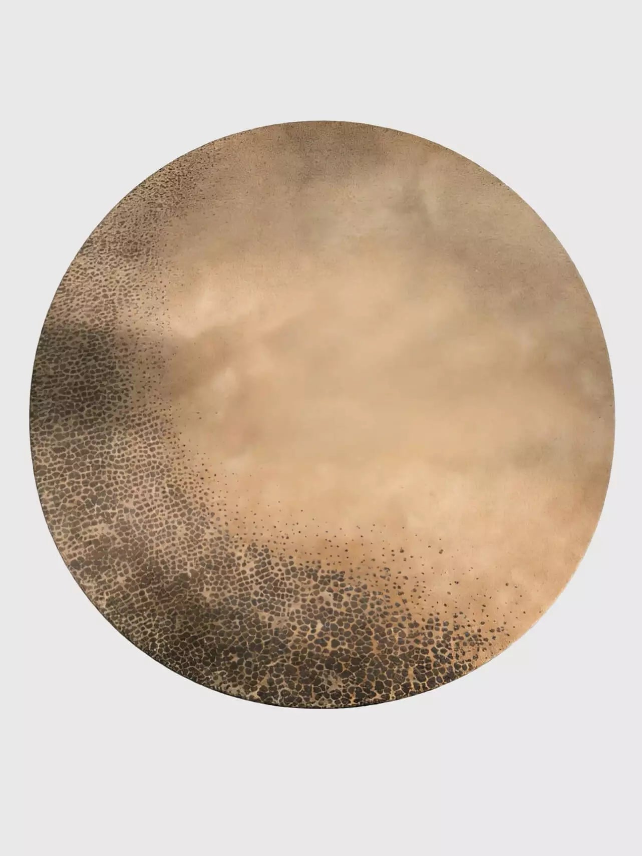 Custom Handmade Gradient Round Rug - Houseoon