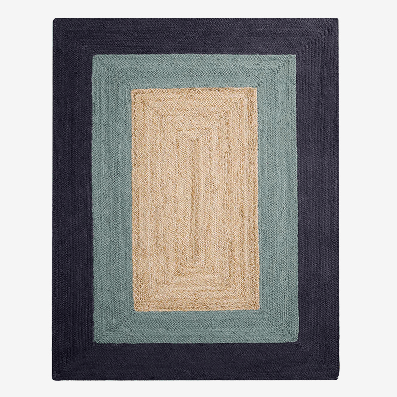 Custom Handwoven Jute Braided Rug - Houseoon