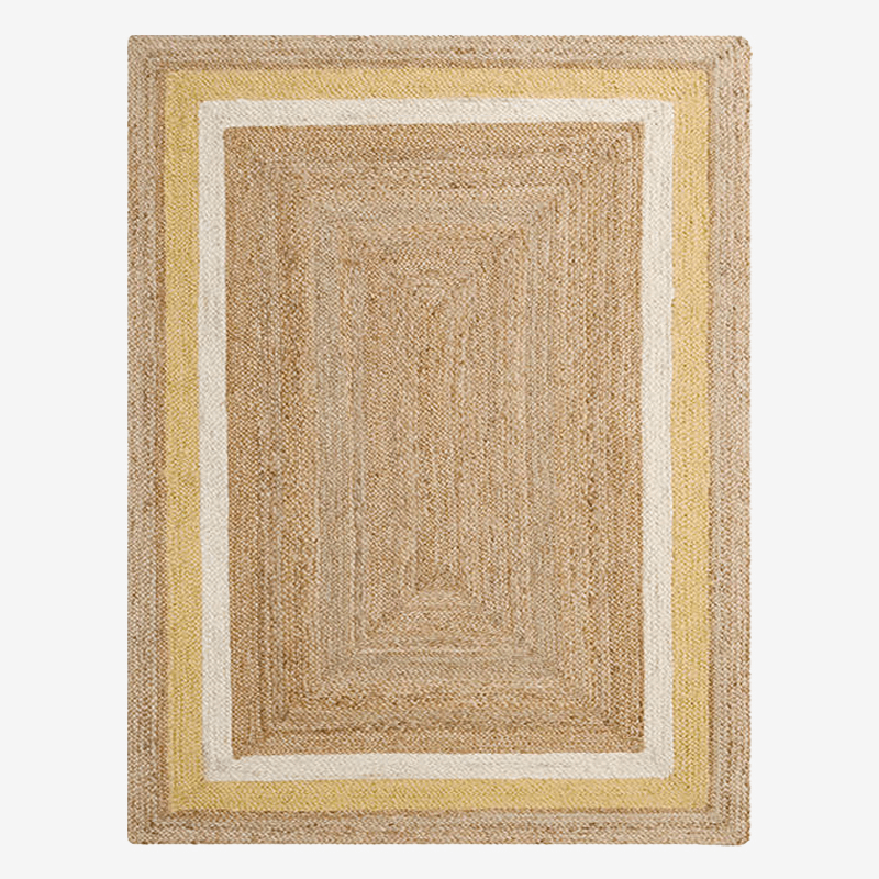 Custom Handwoven Jute Braided Rug - Houseoon