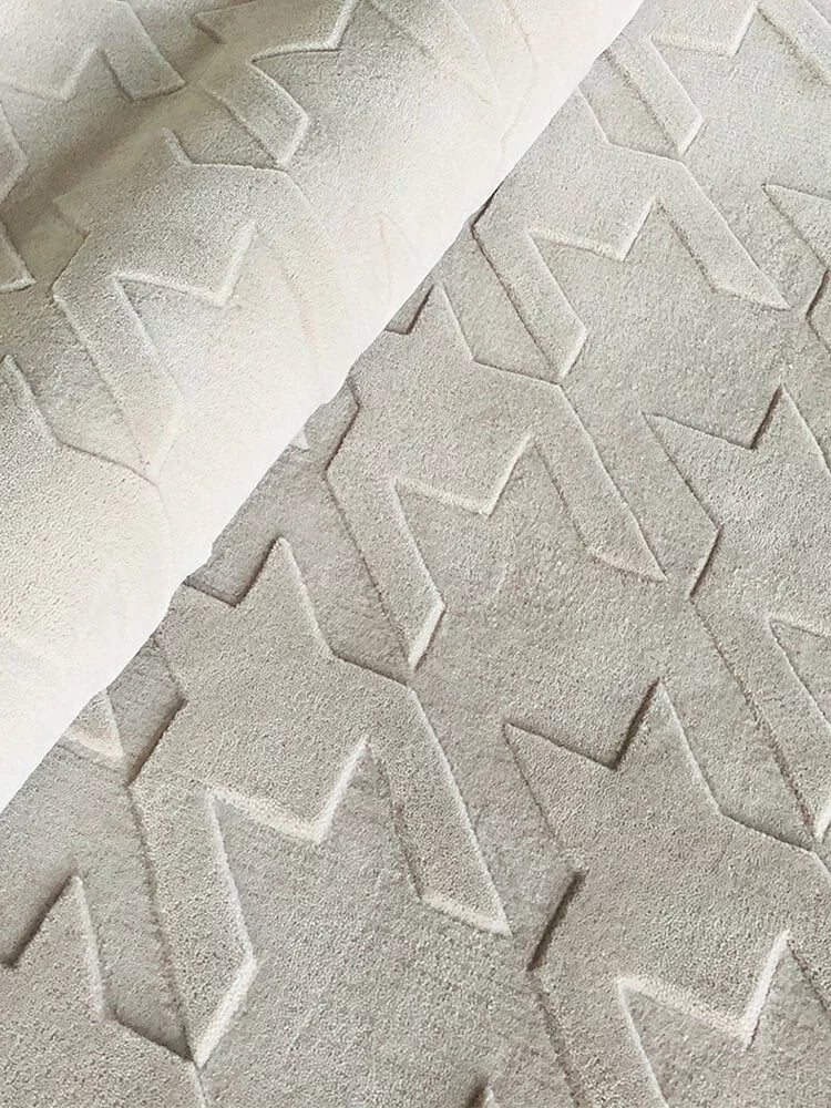 Birdgrid Luxury Handtufted  Area rug