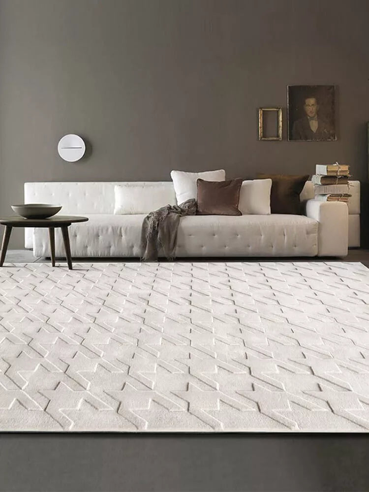 Birdgrid Luxury Handtufted  Area rug