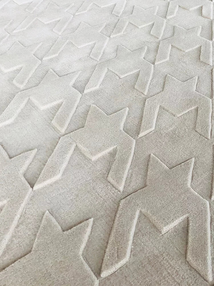 Birdgrid Luxury Handtufted  Area rug
