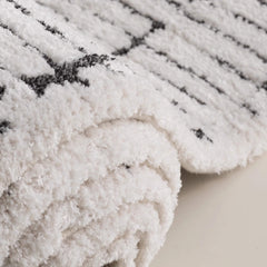 Tapis au design chic et ton sur ton ombré moderne