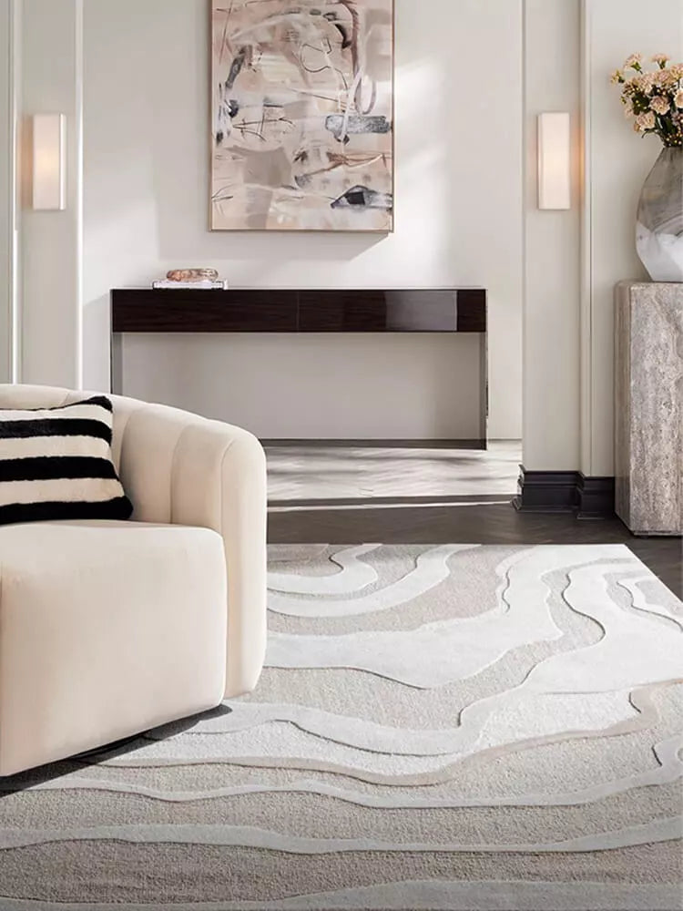 Rodeoa Abstract Wool Area Rug