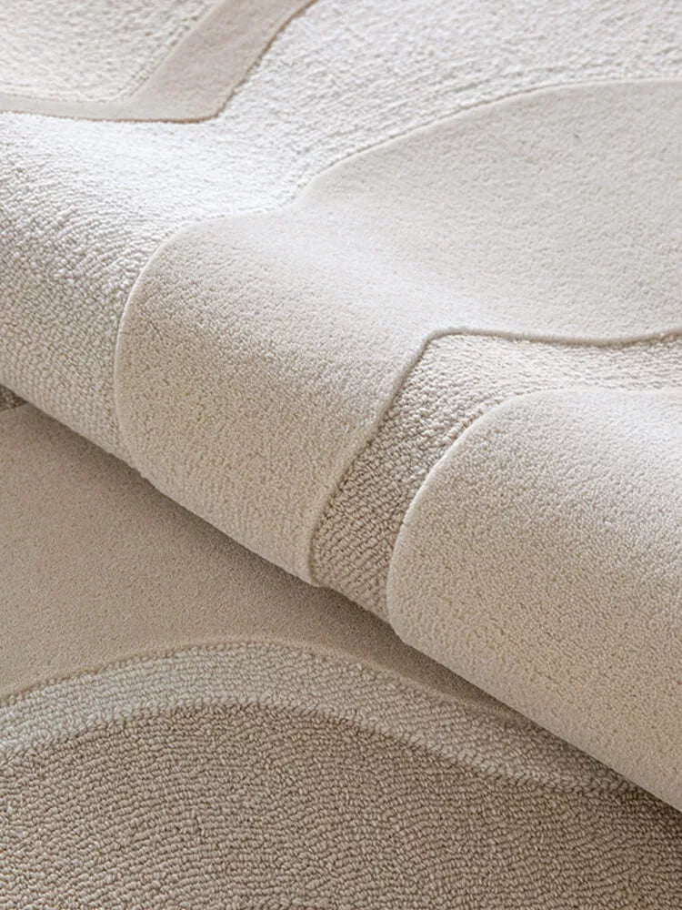 Rodeoa Abstract Wool Area Rug