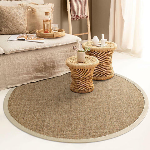 Natural Fiber Sisal Round Rug