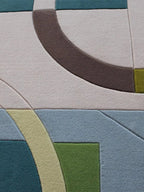 Daryne geometric pattern rug - Houseoon