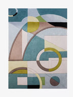Daryne geometric pattern rug - Houseoon