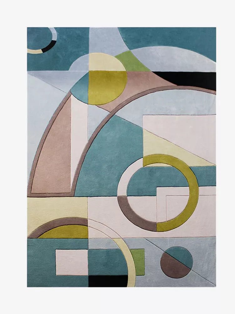 Daryne geometric pattern rug - Houseoon Main image