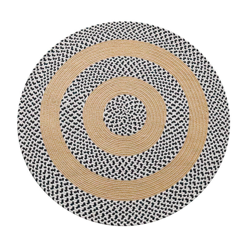 Tapis en jute tressé à la main