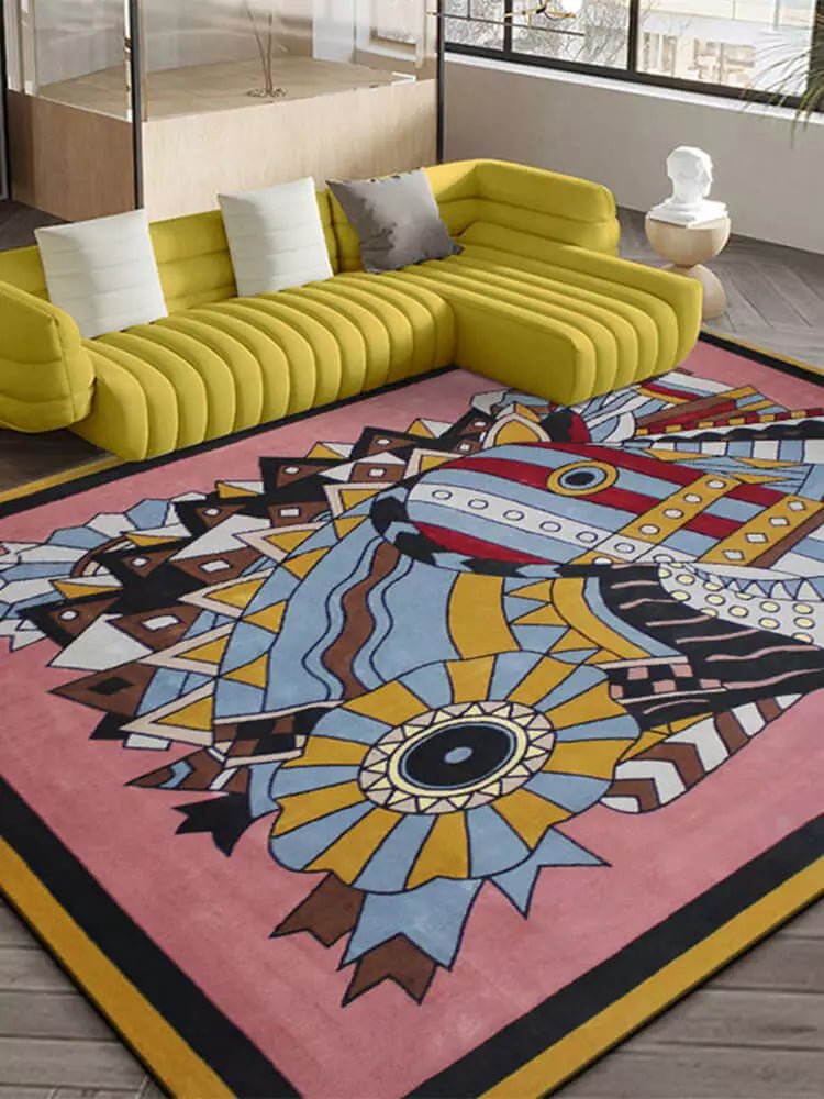 Eastoon colorful luxury rug - Houseoon