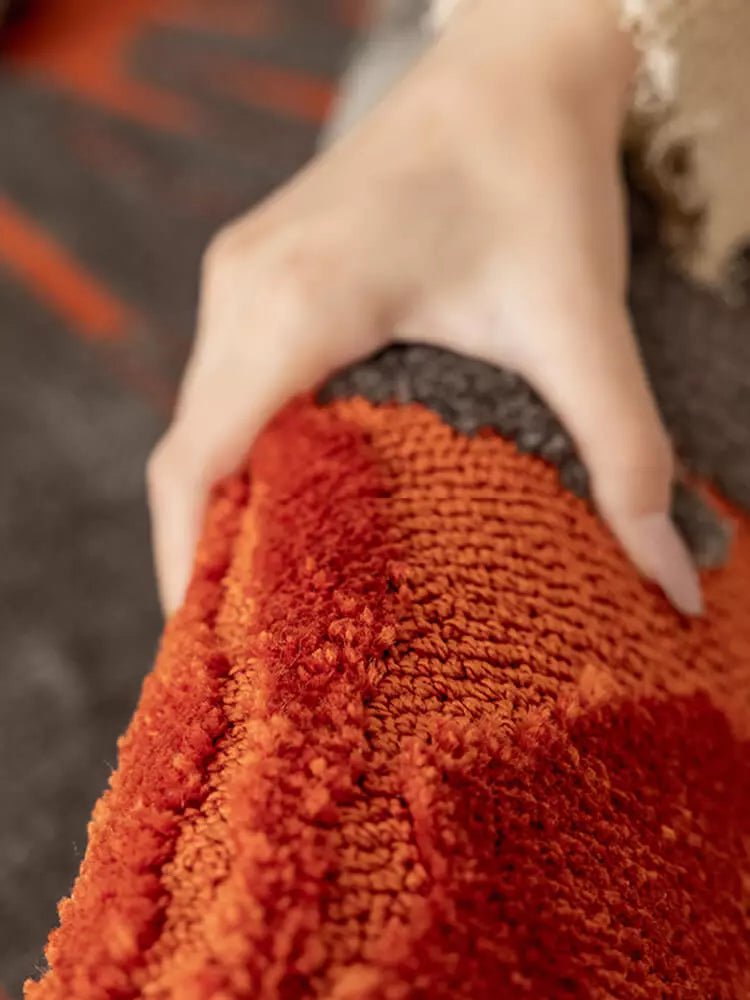 Feuage irregular shaped area rugs - Houseoon