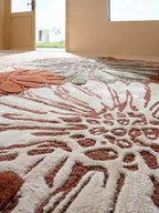 Feuage irregular shaped area rugs - Houseoon
