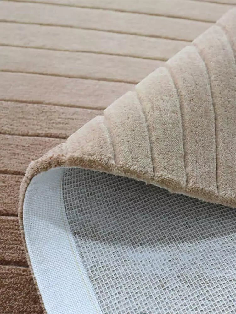 Flowle Neutral Soft Shaped Rug - Houseoon