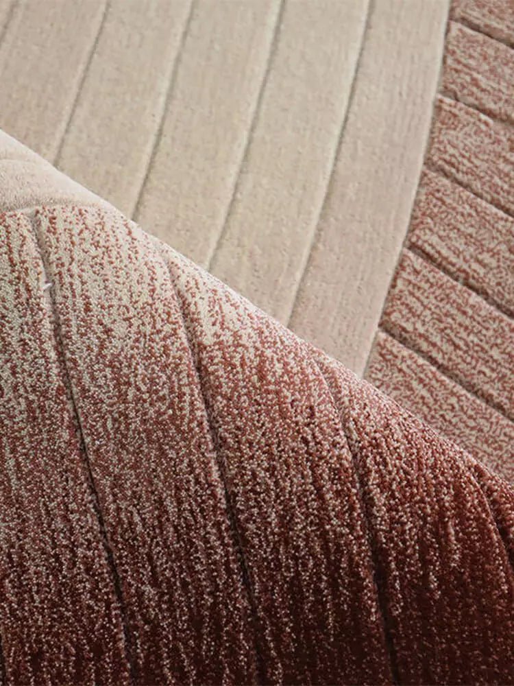 Flowle Neutral Soft Shaped Rug - Houseoon