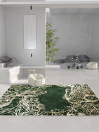Forest Green Area Rug - Houseoon