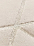 Garsea ivory textured rug - Houseoon