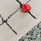 Geometric area shag rug - Houseoon
