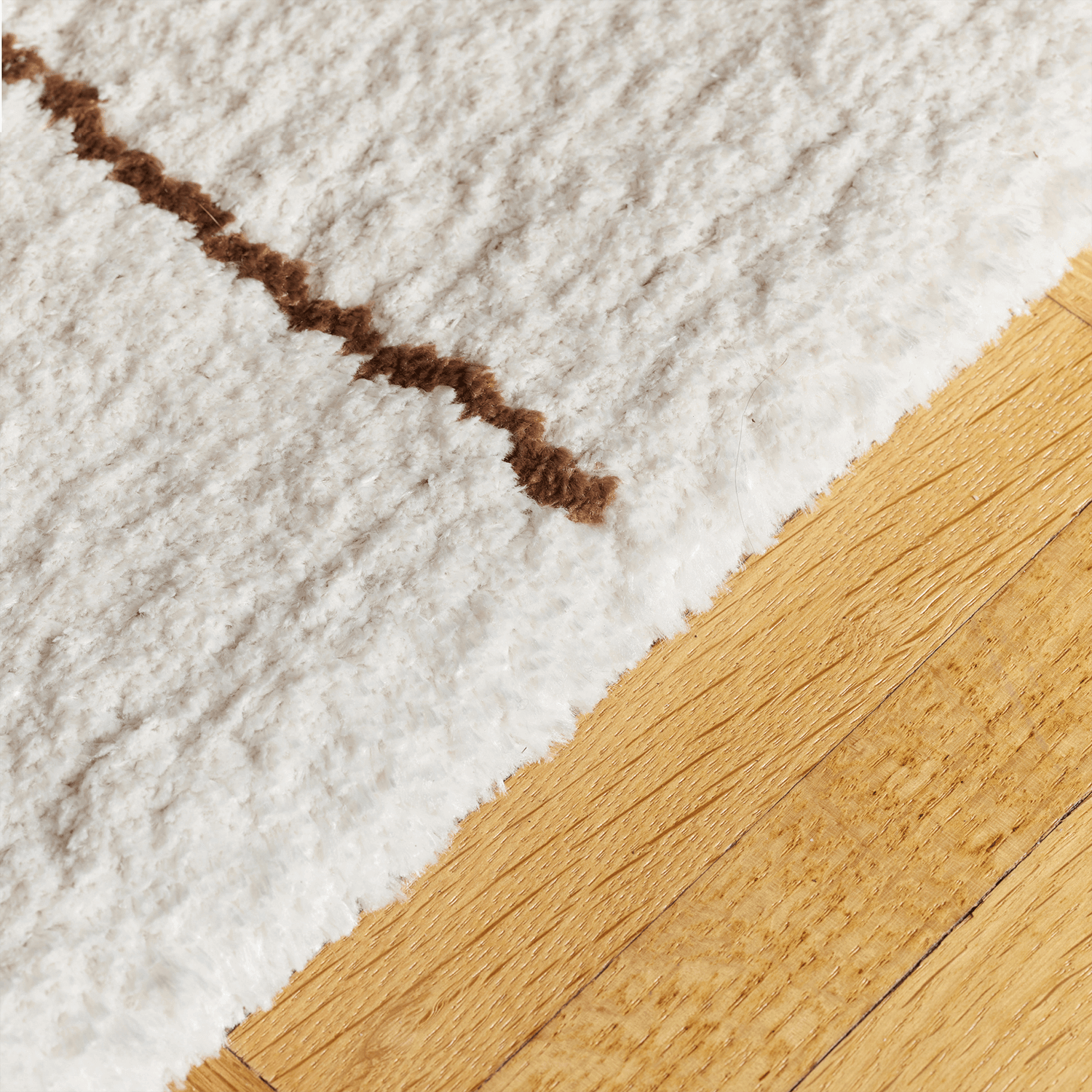 Geometric area shag rug - Houseoon
