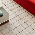 Geometric area shag rug - Houseoon
