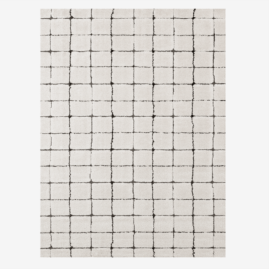 Geometric area shag rug - Houseoon