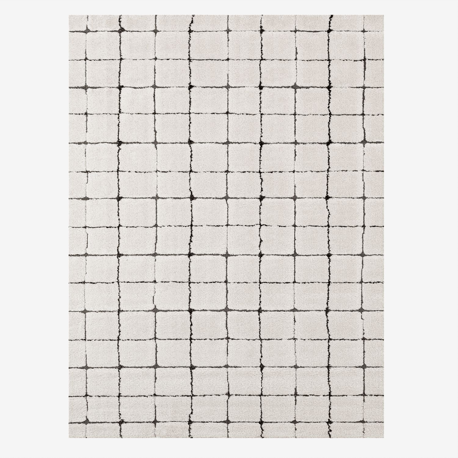 Geometric area shag rug - Houseoon